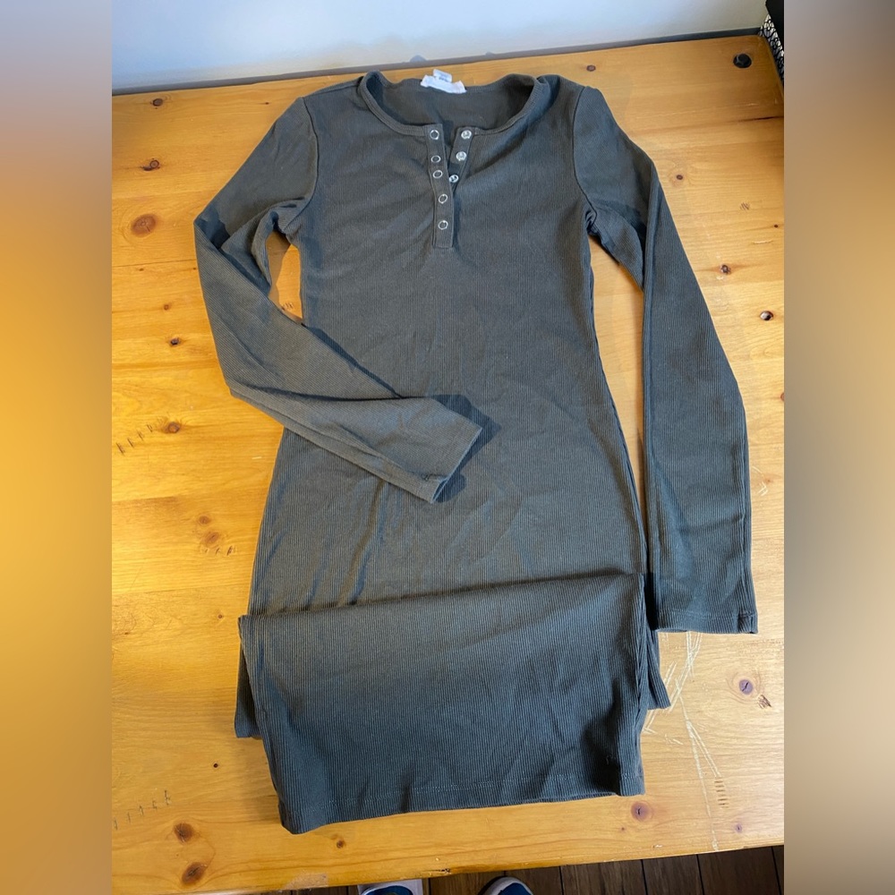 Forever 21 olive dress